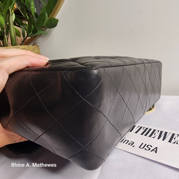 CLASSIC CHANEL JUMBO FLAP 30 24k PLATED GHW - Picture 9 of 16